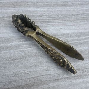 Antique Vintage Style Solid Brass Ornate Victorian Design Nut Cracker
